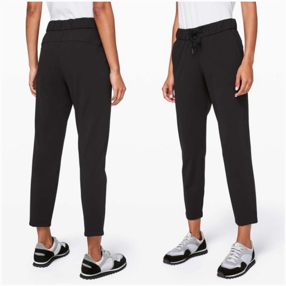 Lululemon On the Fly Pant Women’s Sz 10 Black - Picture 1 of 14